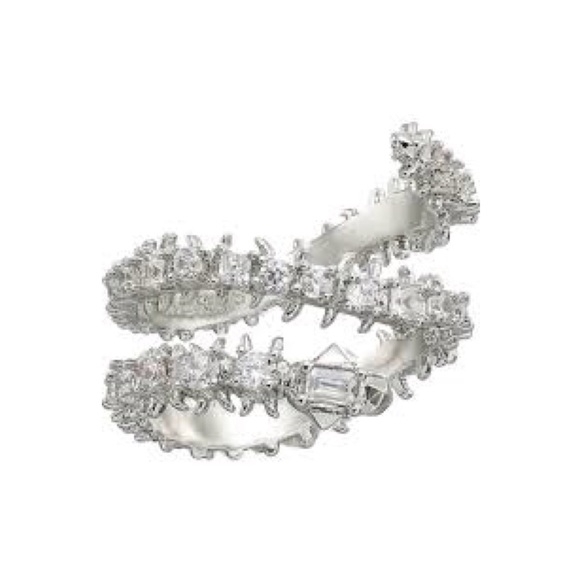 KENDRA SCOTT • Silver Beck Wrap Ring - Picture 4 of 8